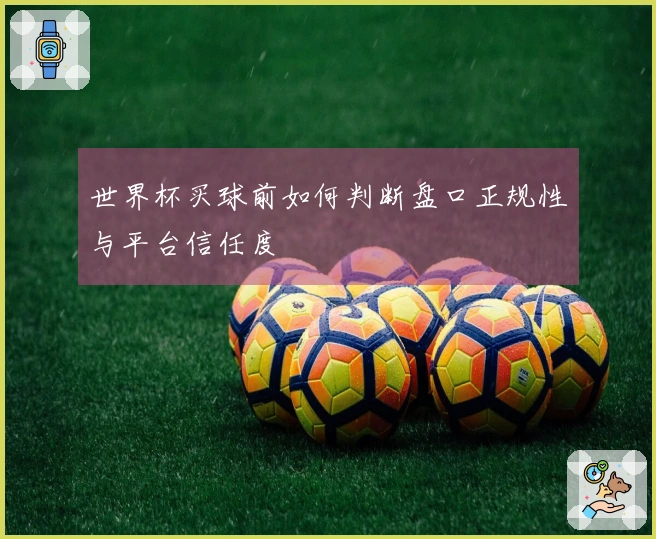 世界杯买球前如何判断盘口正规性与平台信任度